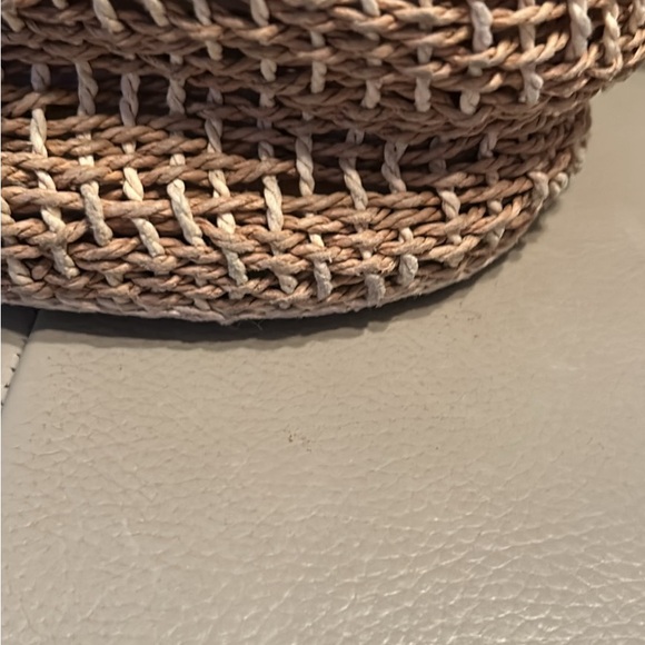 Brighton Woven Satchel Handbag Heart Logo Braided Basket Shoulder Bag - Picture 7 of 10